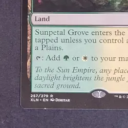 MTG Card - 1x Sunpetal Grove - Ixalan - NM/LP - Rare Magic The Gathering - 2017 - Image 3