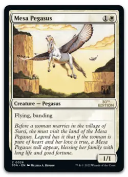 Mesa Pegasus #28 (NM) 30th Anniversary Edition 30A Magic MTG - Image 1