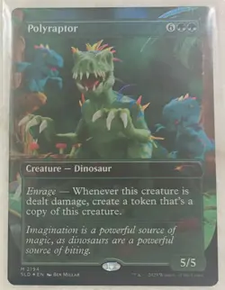 MTG - Secret Lair (Play-Doh) - POLYRAPTOR - #2194 FOIL - Image 3
