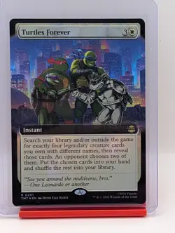 Turtles Forever [Extended Art Foil] #261 Magic Teenage Mutant Ninja Turtles - Image 1