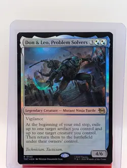 Don & Leo, Problem Solvers Foil #143 Magic Teenage Mutant Ninja Turtles - Image 1