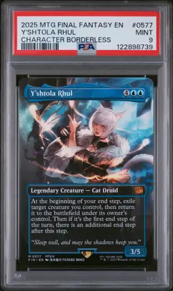 Magic the gathering - Final Fantasy - Y'shtola Rhul Borderless - PSA 9 - Image 1
