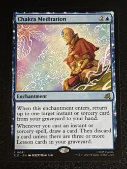 MTG Avatar: The Last Airbender: Eternal-Legal Chakra Meditation 0091 NM Rare - Image 1