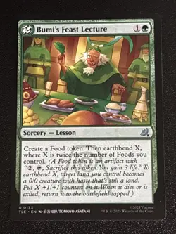 MTG Avatar: The Last Airbender: Eternal-Legal Bumi's Feast Lecture 0133 NM - Image 1