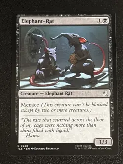 MTG Avatar: The Last Airbender: Eternal-Legal Elephant-Rat 0228 NM - Image 1