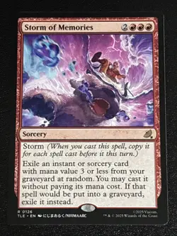 MTG Avatar: The Last Airbender: Eternal-Legal Storm of Memories 0126 NM Rare - Image 1