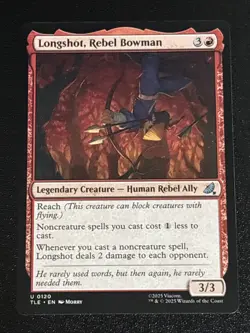 MTG Avatar: The Last Airbender: Eternal-Legal Longshot, Rebel Bowman 0120 NM - Image 1