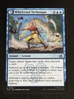 MTG Avatar: The Last Airbender: Eternal-Legal Whirlwind Technique 0100 NM - Image 1