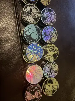 Lot of 10x Official Pokemon TCG Coins (No Duplicates) - Image 2