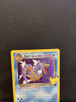 Pokemon Dark Gyarados TCG Holo Rare Card 8/82 Celebrations Classic Collection NM - Image 3
