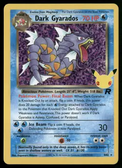 Dark Gyarados Celebrations: Classic Collection 8/82 Pokemon TCG - Image 1
