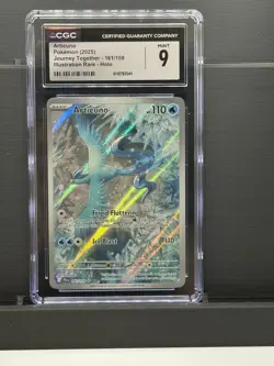 Pokemon 2025 Articuno 161/159 Sv09: Journey Together Illustration Rare CGC 9 - Image 1