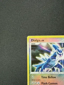 Pokemon TCG Dialga 16/106 Platinum Burger King Reverse Holo Promo - DMG - Image 3