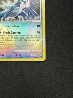 Pokemon TCG Dialga 16/106 Platinum Burger King Reverse Holo Promo - DMG - Image 4