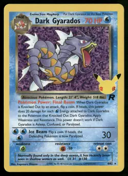 Dark Gyarados Celebrations: Classic Collection 8/82 Pokemon TCG - Image 1