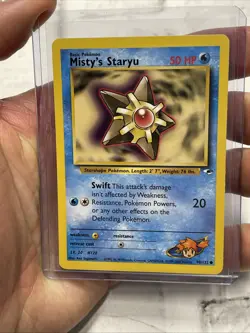 Pokemon Misty's Staryu 90/132 Gym Heroes Set, Common Condition Pokemon TCG NM/MT - Image 1
