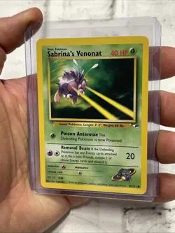 POKEMON GYM HEROES Sabrina's Venonat 96/132 Vintage Vtg Common WOTC NM Pokemon - Image 2
