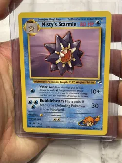 2000 POKEMON GYM HEROES MISTY'S STARMIE 56/132 (UNCOMMON) NM/MT VINTAGE POKEMON - Image 1