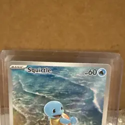 Pokemon Squirtle Illustration Rare Full Art Holo 170/165 Scarlet & Violet 151 - Image 2