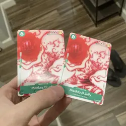 Monkey.D.Luffy P-061 - One Piece TCG - GREEN Uta English Promo X2 - Image 2