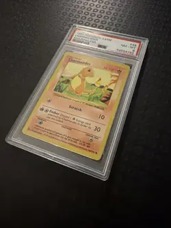 1999 POKEMON BASE SET SHADOWLESS #46 CHARMANDER PSA 8 Graded Slab Card - Image 4