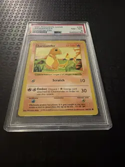 1999 POKEMON BASE SET SHADOWLESS #46 CHARMANDER PSA 8 Graded Slab Card - Image 5
