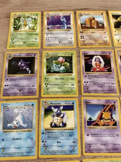 1999 Pokemon Base Set Shadowless Complete Rare Uncommon Common Cards 17-102 - Image 2