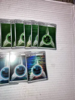 50 POKEMON ENERGY CARDS ALL HOLO FOIL SHINEY COSMO HORIZONTAL SCARLET VIOLET ERA - Image 5