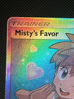 Pokemon Sun Moon Unified Minds Full Art Card Misty's Favor 235/236 - Image 2