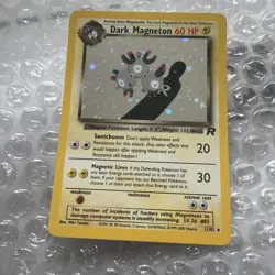 Pokemon Cards Dark Magneton 11/82 Team Rocket Holo Rare NM - Image 5