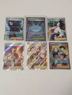 Pokemon Kindler/Geeta/Mystery Garden Trainer Full Art/Trainer Gallery Cards - Image 1