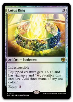 Lotus Ring #24 (Foil) (NM) Thunder Junction BIG Magic MTG - Image 1