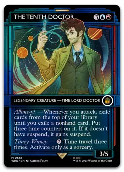 The Tenth Doctor (Showcase) #561 (Foil) (NM) Doctor Who WHO Magic MTG - Image 1