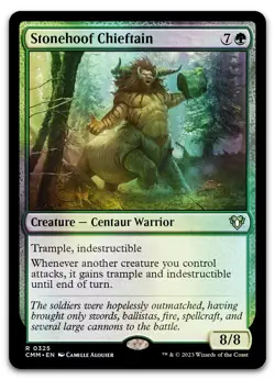 Stonehoof Chieftain #325 (Foil) (NM) Commander Masters CMM Magic MTG - Image 1