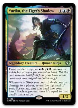 Yuriko, the Tiger's Shadow #364 (Foil) (NM) Commander Masters CMM Magic MTG - Image 1