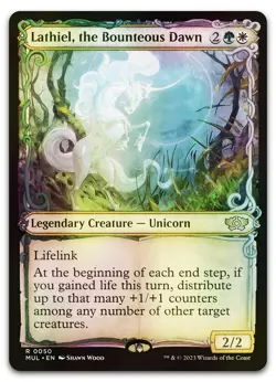 Lathiel, the Bounteous Dawn #50 (Foil) (NM) March of the Machine MUL Magic MTG - Image 1