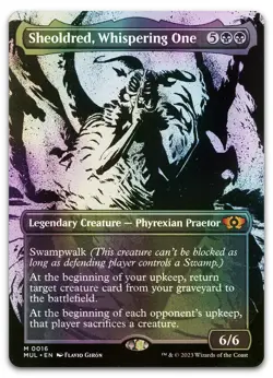 Sheoldred, Whispering One #16 (Foil) (NM) March of the Machine MUL Magic MTG - Image 1