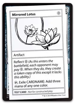 Mirrored Lotus (No PW Symbol) (NM) Mystery Booster CMB1 Magic MTG - Image 1