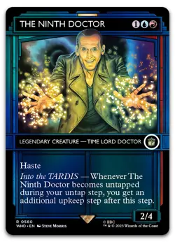 The Ninth Doctor (Showcase) #560 (Foil) (NM) Doctor Who WHO Magic MTG - Image 1