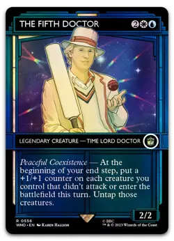 The Fifth Doctor (Showcase) #556 (Foil) (NM) Doctor Who WHO Magic MTG - Image 1
