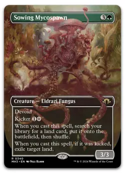 Sowing Mycospawn (Borderless) #340 (NM) Modern Horizons 3 MH3 Magic MTG - Image 1