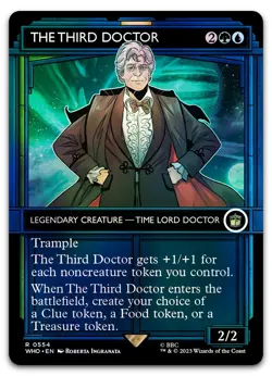 The Third Doctor (Showcase) #554 (Foil) (NM) Doctor Who WHO Magic MTG - Image 1