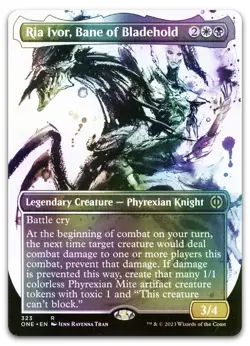 Ria Ivor, Bane of Bladehold (Showcase) #323 (Foil) NM Phyrexia All Will Be One - Image 1
