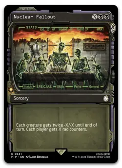 Nuclear Fallout (Showcase) #331 (NM) Fallout PIP Magic MTG - Image 1