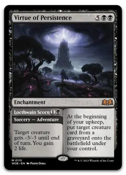 Virtue of Persistence #115 (NM) Wilds of Eldraine WOE Magic MTG - Image 1