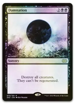 Damnation #73 (Foil) (NM) Double Masters 2022 2X2 Magic MTG - Image 1