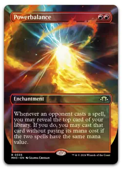 Powerbalance (Borderless) #335 (Foil) (NM) Modern Horizons 3 MH3 Magic MTG - Image 1