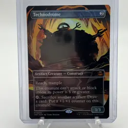 Technodrome (Borderless) #222 FOIL Mythic - MTG TMT PACK FRESH - Image 1