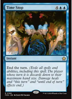 Time Stop 166 MTG NM - Foundations - Image 1