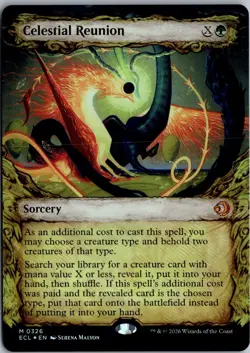 Celestial Reunion (Showcase) M Lorwyn Eclipsed 326 NM Foil Magic - Image 1